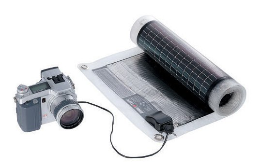 solar roll digital camera charger